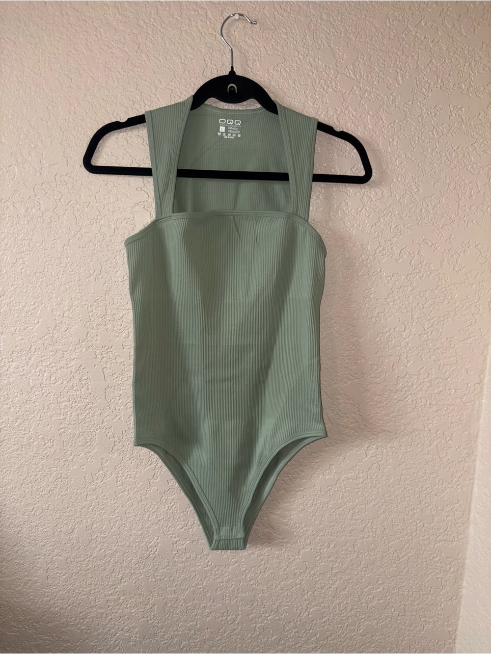 OQQ Square Neck Bodysuit